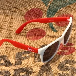 NWT Union 76 Red and White Sunglasses